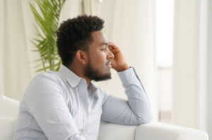 man seeking counseling for life changes